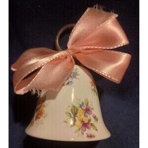 Bell Made for Maurice Duchin, Inc.  Fine Bone China 2.5" Tall "Spring Fever"